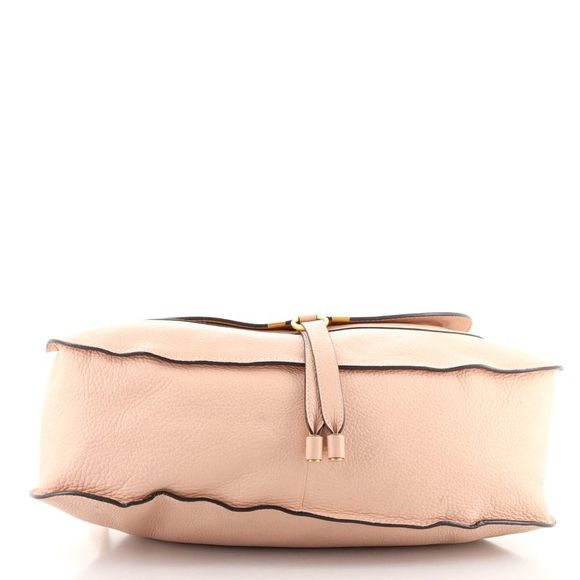 Chloe Marcie Shoulder Bag Leather Large Pink - Picture 4 of 11